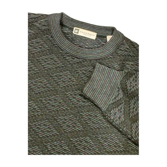 VTG Bachrach‎ Pullover Sweater Professor Core Made In Italy Wool Blend Men's L - Picture 1 of 5
